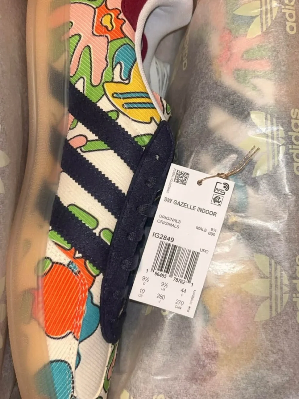 Sean Wotherspoon Adidas Gazelle Indoor Size 10 DS